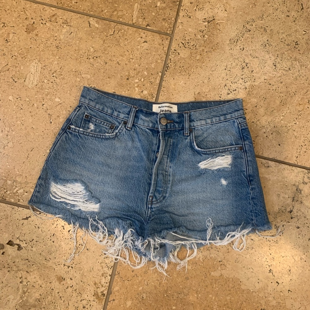 Reformation Dixie High Rise Shorts